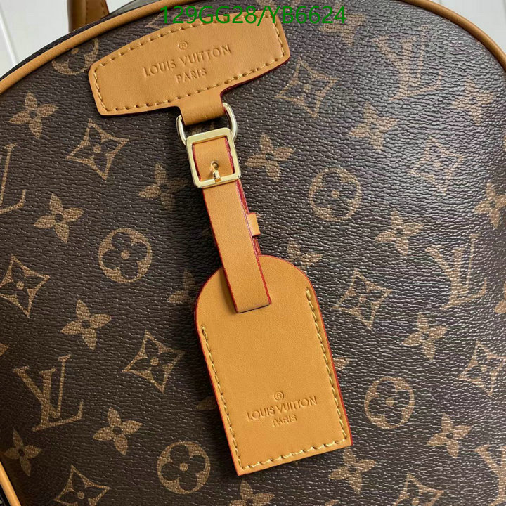 LV Bags-(4A)-Backpack-,Code: YB6624,$: 129USD