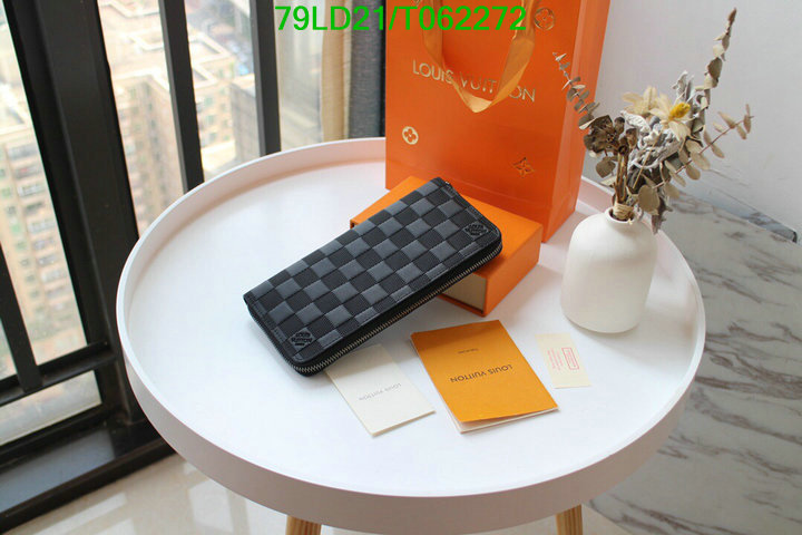 LV Bags-(Mirror)-Wallet-,Code: T062272,$: 79USD