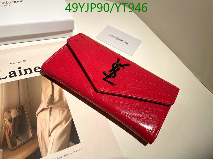 YSL Bag-(4A)-Wallet-,Code: YT946,$: 49USD