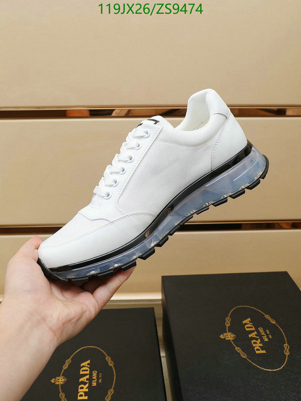 Men shoes-Prada, Code: ZS9474,$: 119USD