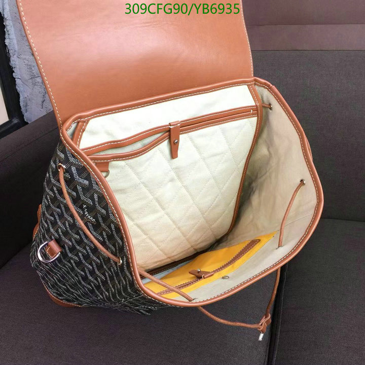 Goyard Bag-(Mirror)-Backpack-,Code: YB6935,$: 309USD