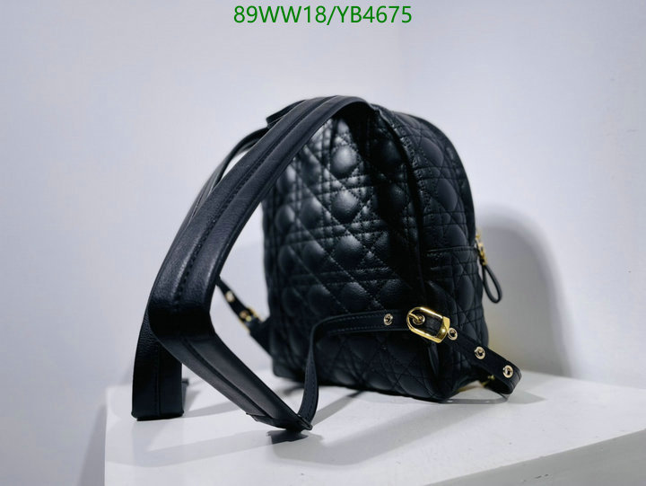 Dior Bags-(4A)-Backpack,Code: YB4675,$: 89USD
