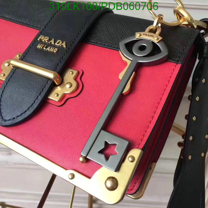 Prada Bag-(Mirror)-Diagonal-,Code: PDB060706,$: 319USD