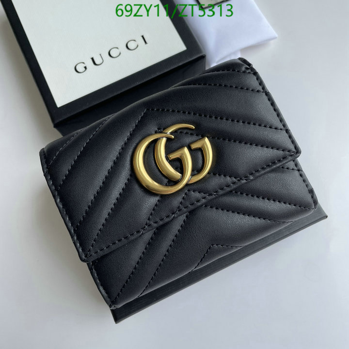 Gucci Bag-(4A)-Wallet-,Code: ZT5313,$: 69USD