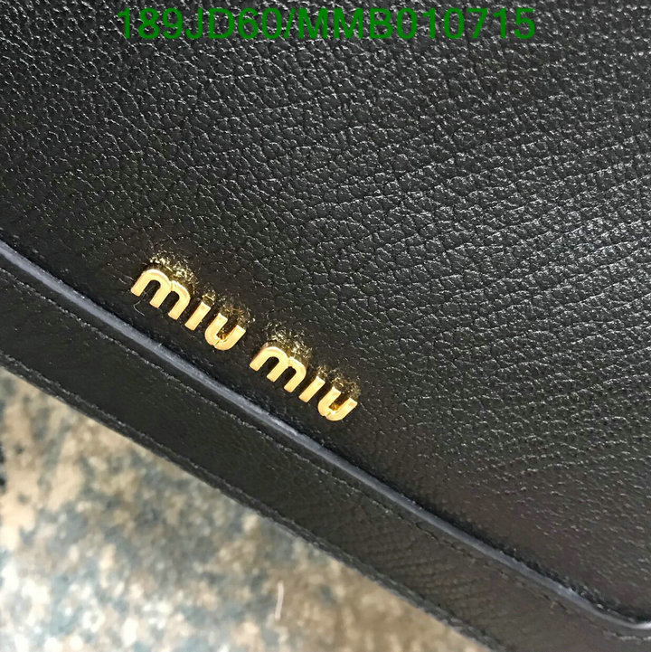Miu Miu Bag-(Mirror)-Diagonal-,Code: MMB010715,$: 189USD