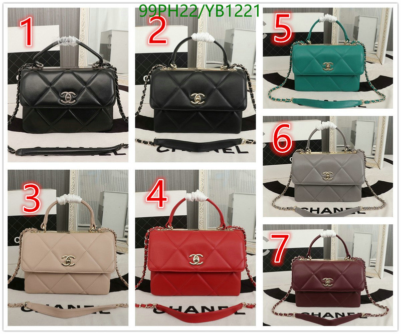 Chanel Bags ( 4A )-Diagonal-,Code: YB1221,$: 99USD