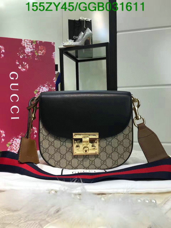 Gucci Bag-(Mirror)-Padlock,Code: GGB031611,$: 155USD