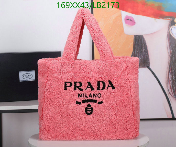 Prada Bag-(Mirror)-Handbag-,Code: LB2173,$: 169USD