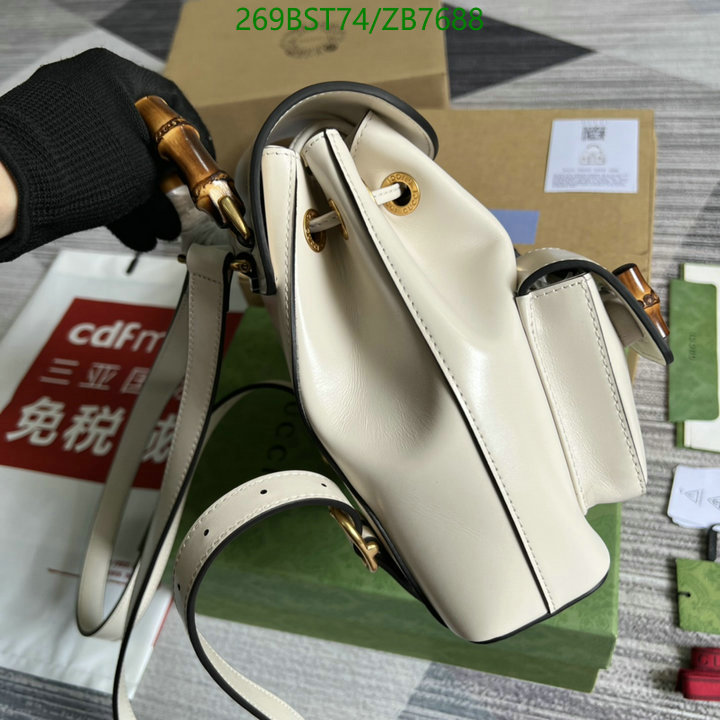 Gucci Bag-(Mirror)-Backpack-,Code: ZB7688,$: 269USD