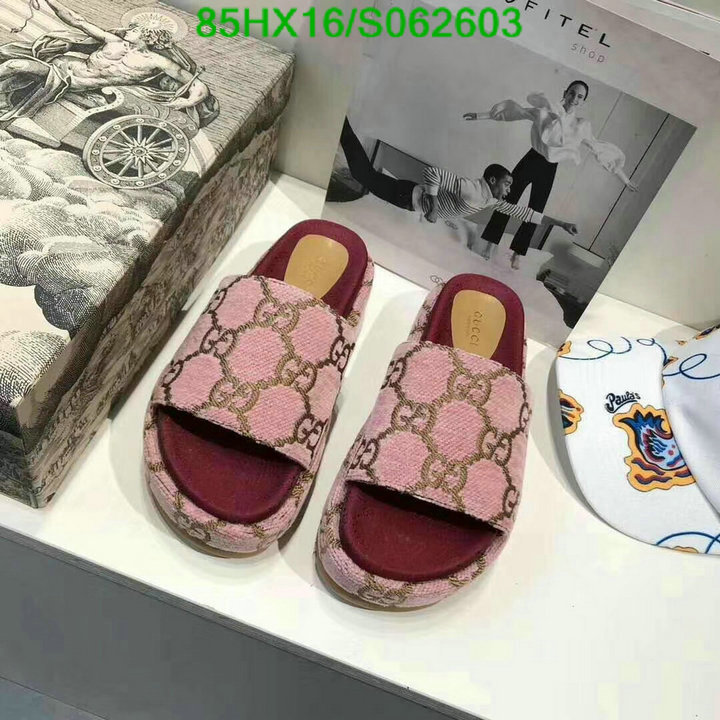 Women Shoes-Gucci, Code: S062603,$: 85USD