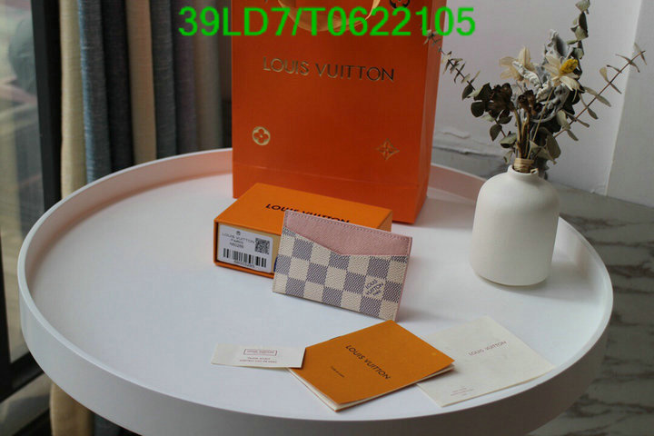 LV Bags-(Mirror)-Wallet-,Code: T0622105,$: 39USD