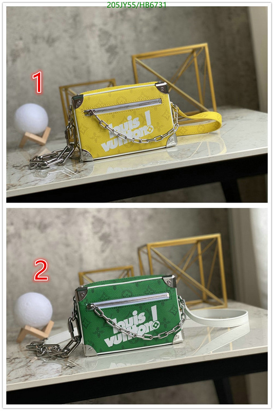 LV Bags-(Mirror)-Petite Malle-,Code: HB6731,$: 205USD