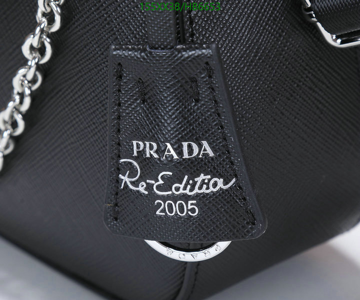 Prada Bag-(Mirror)-Re-Edition 2005,Code: HB6653,$: 155USD