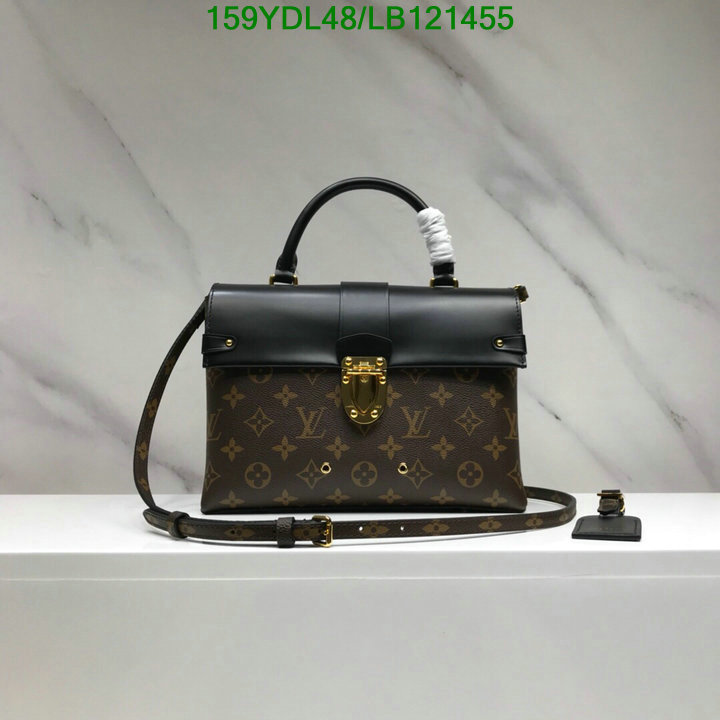 LV Bags-(Mirror)-Handbag-,Code: LB121455,$: 159USD