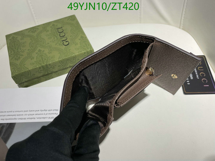 Gucci Bag-(4A)-Wallet-,Code: ZT420,$: 49USD