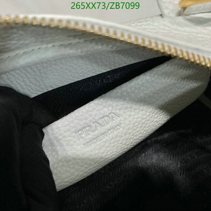Prada Bag-(Mirror)-Handbag-,Code: ZB7099,$: 265USD