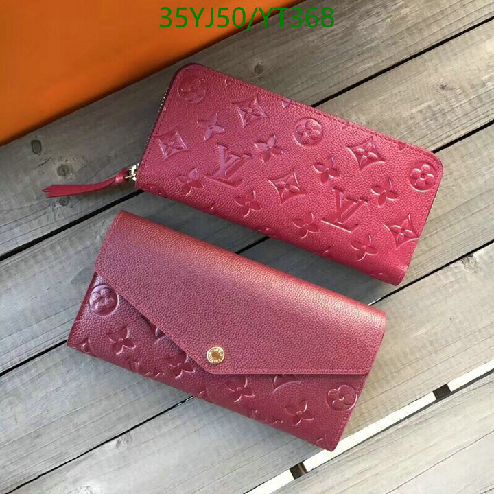 LV Bags-(4A)-Wallet-,Code: YT368,$: 35USD