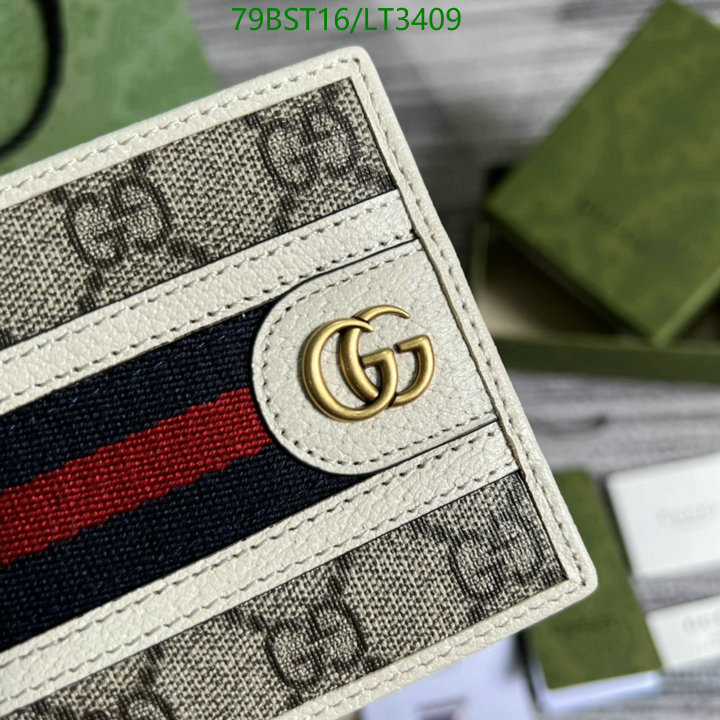 Gucci Bag-(Mirror)-Wallet-,Code: LT3409,$: 79USD