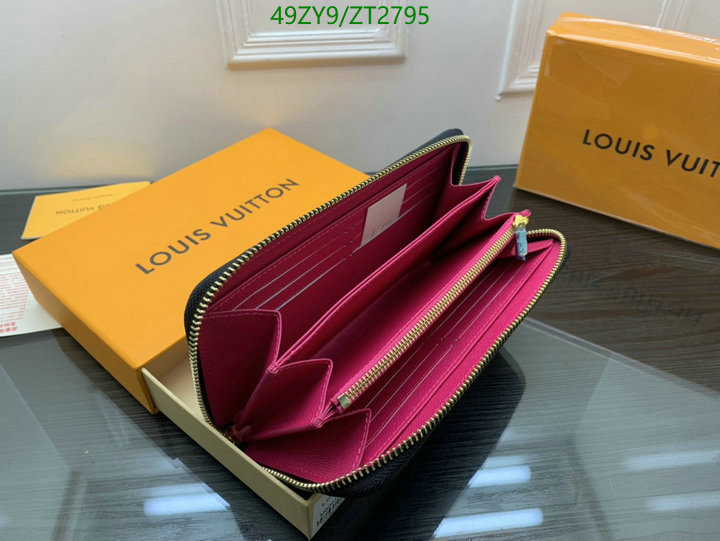 LV Bags-(4A)-Wallet-,Code: ZT2795,$: 49USD