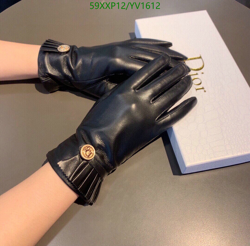 Gloves-Dior, Code: YV1612,$: 59USD