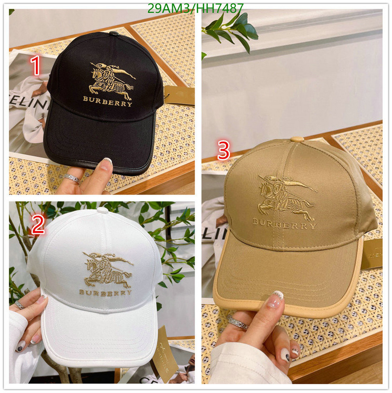 Cap -(Hat)-Burberry, Code: HH7487,$: 29USD