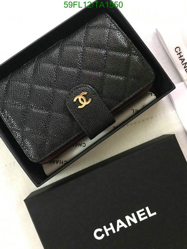 Chanel Bags ( 4A )-Wallet-,Code: TA1550,$: 59USD