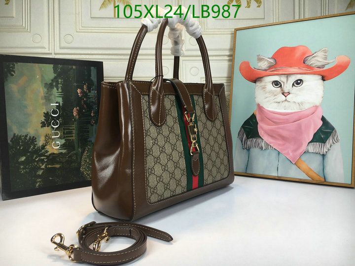 Gucci Bag-(4A)-Handbag-,Code: LB987,$: 105USD