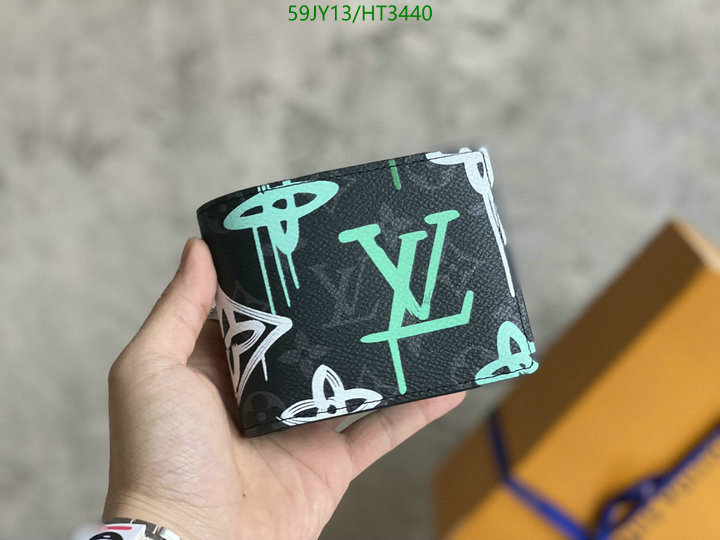 LV Bags-(Mirror)-Wallet-,Code: HT3440,$: 59USD