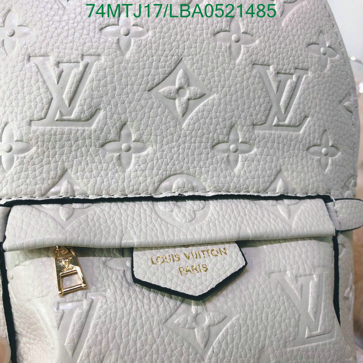 LV Bags-(4A)-Backpack-,Code:LBA0521485,$: 74USD