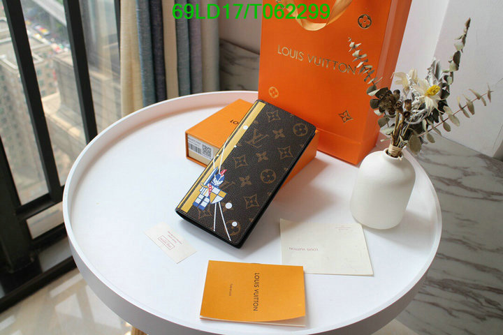 LV Bags-(Mirror)-Wallet-,Code: T062299,$: 69USD