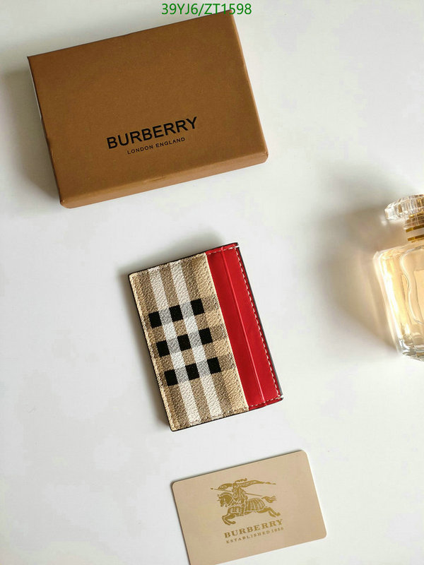 Burberry Bag-(4A)-Wallet-,Code: ZT1598,$: 39USD