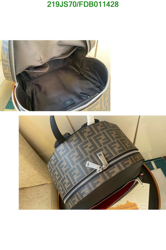 Fendi Bag-(Mirror)-Backpack-,Code: FDB011428,$: 219USD