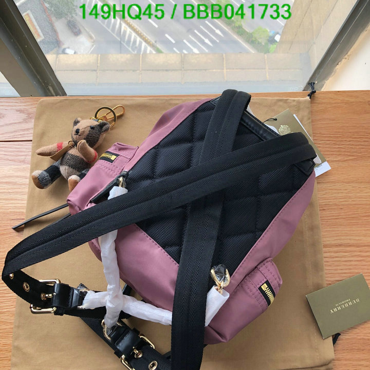 Burberry Bag-(Mirror)-Backpack-,Code: BBB041733,$: 149USD