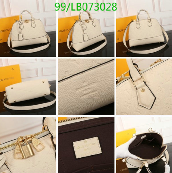 LV Bags-(4A)-Alma-,Code: LB073028,