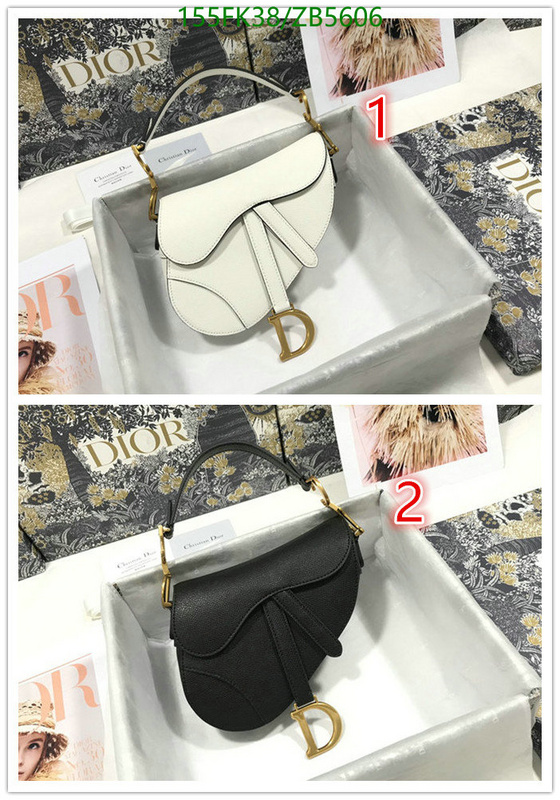 Dior Bags -(Mirror)-Saddle-,Code: ZB5606,$: 155USD