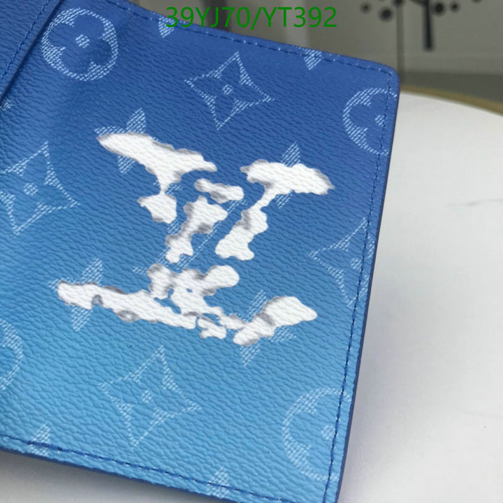 LV Bags-(4A)-Wallet-,Code: YT392,$: 39USD