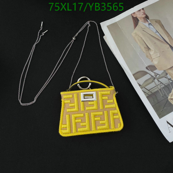 Fendi Bag-(4A)-Diagonal-,Code: YB3565,$: 75USD