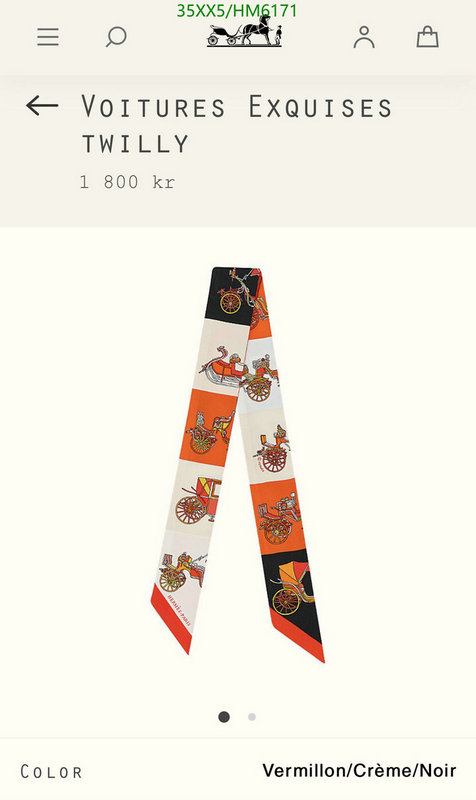 Scarf-Hermes, Code: HM6171,$: 35USD