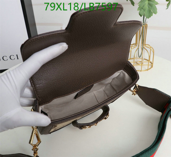 Gucci Bag-(4A)-Horsebit-,Code: LB7597,$: 79USD