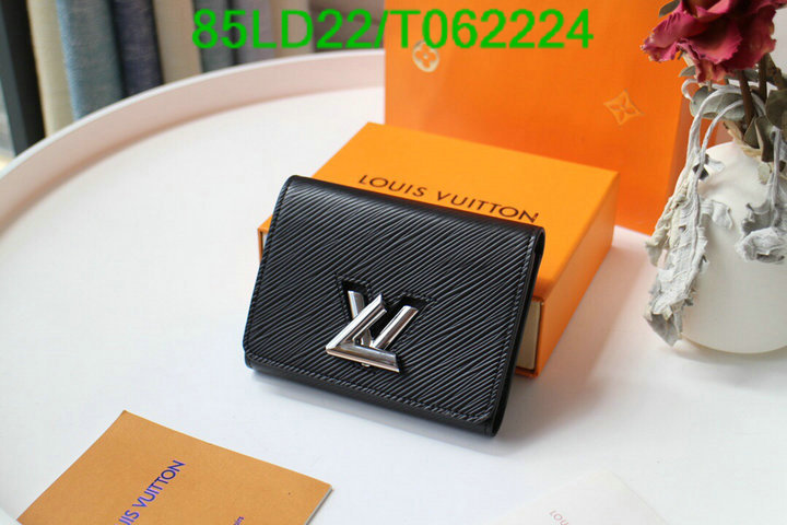 LV Bags-(Mirror)-Wallet-,Code: T062224,$: 85USD