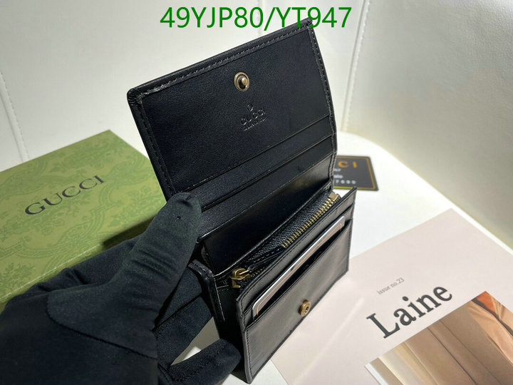 Gucci Bag-(4A)-Wallet-,Code: YT947,$: 49USD