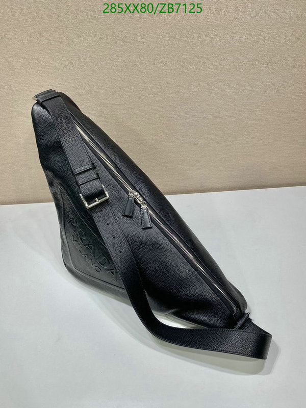 Prada Bag-(Mirror)-Triangle,Code: ZB7125,$: 285USD