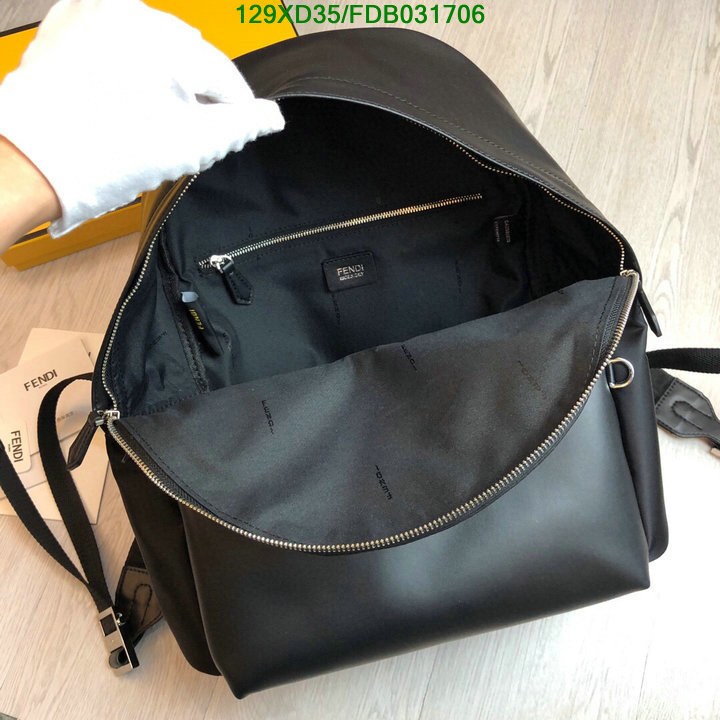 Fendi Bag-(4A)-Backpack-,Code: FDB031706,$:129USD