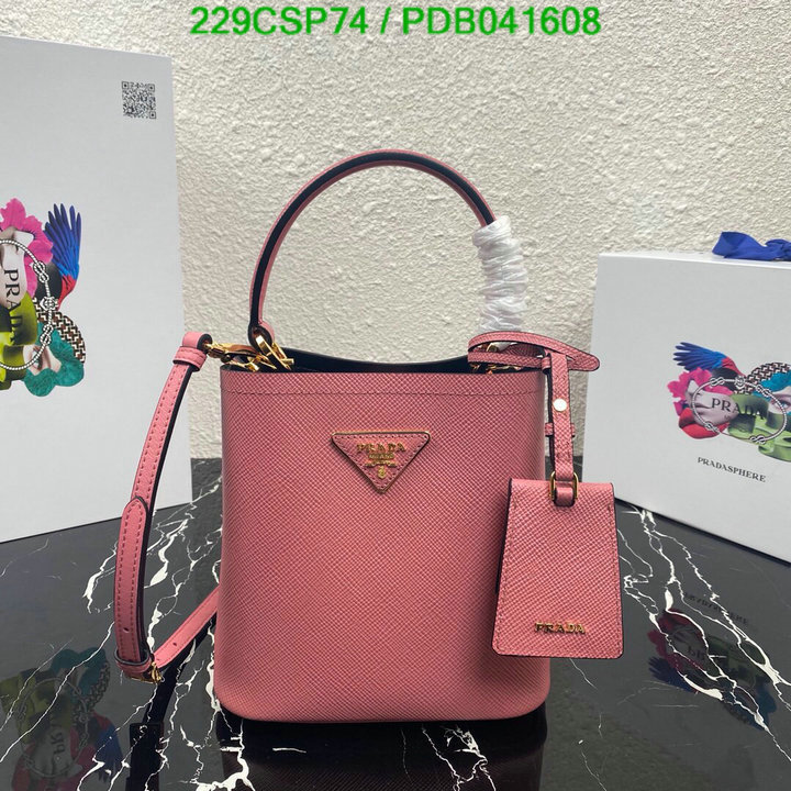 Prada Bag-(Mirror)-Diagonal-,Code: PDB041608,$: 229USD