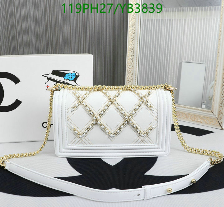 Chanel Bags ( 4A )-Le Boy,Code: YB3839,$: 119USD