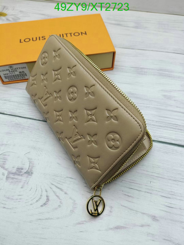 LV Bags-(4A)-Wallet-,Code: XT2723,$: 49USD