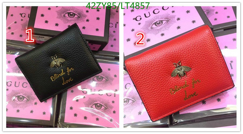 Gucci Bag-(4A)-Wallet-,Code: LT4857,$: 42USD