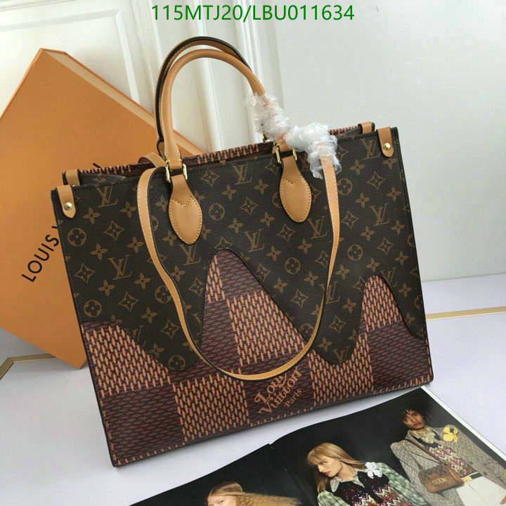 LV Bags-(4A)-Handbag Collection-,Code: LBU011634,$: 115USD