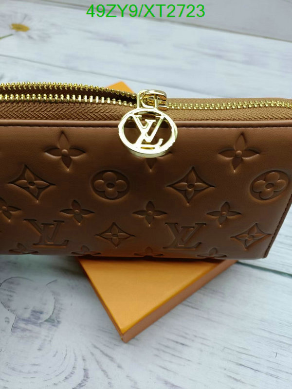 LV Bags-(4A)-Wallet-,Code: XT2723,$: 49USD