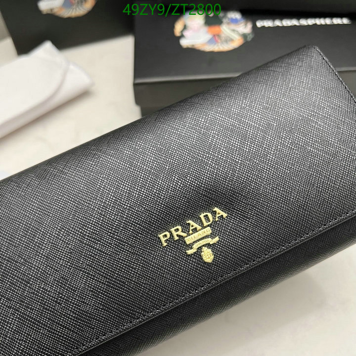 Prada Bag-(4A)-Wallet-,Code: ZT2800,$: 49USD